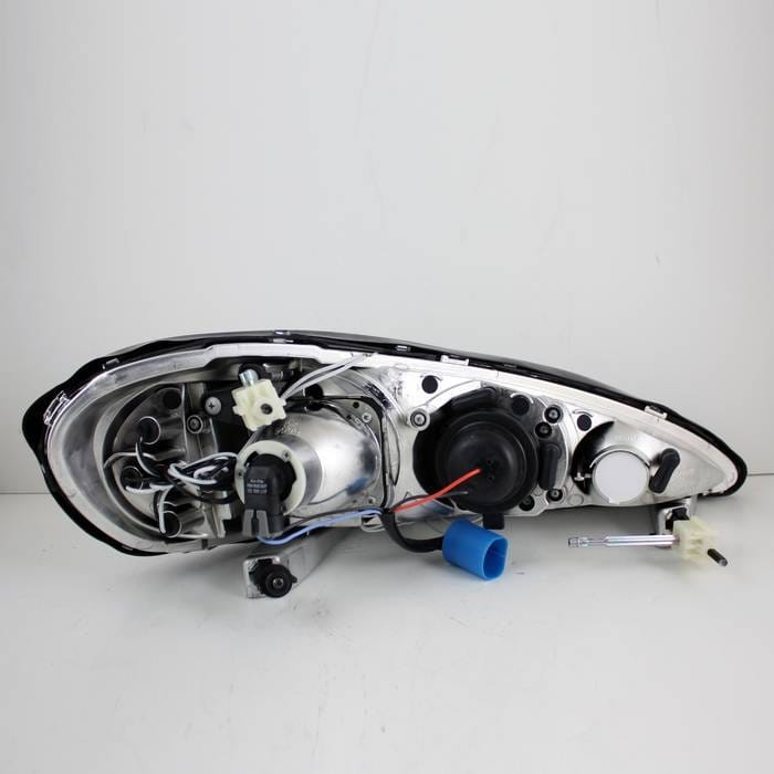 Pontiac Grand Am Spyder Projector Headlights - CCFL Halo - LED - Chrome - 444-PGAM99-CCFL-C thumbnail 2