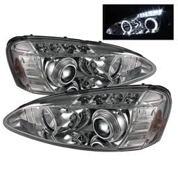 Pontiac Grand Prix Spyder Projector Headlights - LED Halo - LED - Chrome - 444-PGP04-HL-C