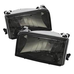 Ford F150 Spyder Crystal Headlights - Smoke - HD-JH-FB92-SM