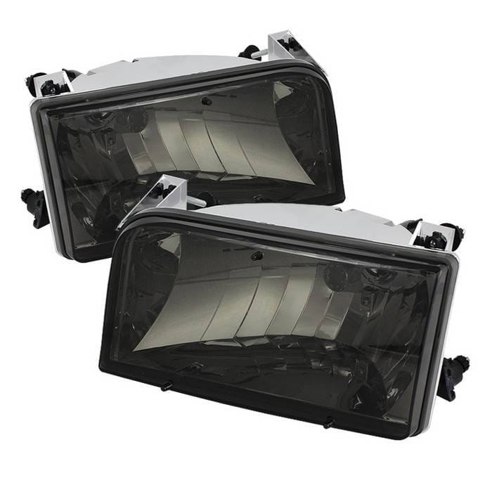 Ford F150 Spyder Crystal Headlights - Smoke - HD-JH-FB92-SM