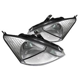 Ford Focus Spyder Crystal Headlights - Chrome - HD-JH-FF00-C