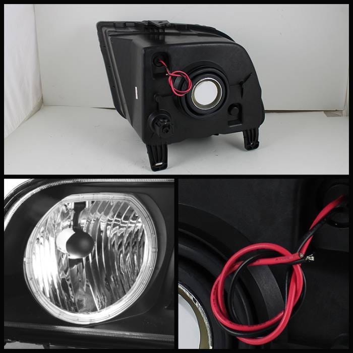 Ford Mustang Spyder LED Crystal Headlights - Black - HD-JH-FM05-LED-BK thumbnail 2