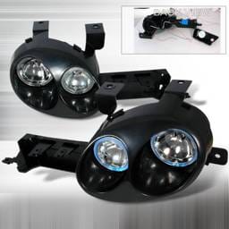 Dodge Neon Spec-D Paintable Housing Headlights - Black - LH-NEO95JMBH