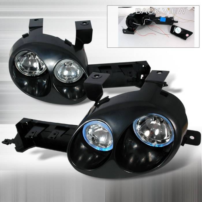 Dodge Neon Spec-D Paintable Housing Headlights - Black - LH-NEO95JMBH