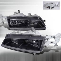 Honda Accord Spec-D Crystal Housing Headlights - Black - LH-ACD94JM-APC
