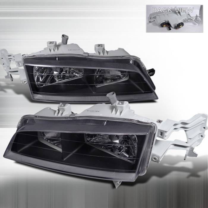 Honda Accord Spec-D Crystal Housing Headlights - Black - LH-ACD94JM-APC