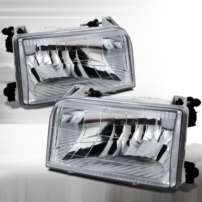 Ford F250 Spec-D Crystal Housing Headlights - Chrome - LH-F15092-DP
