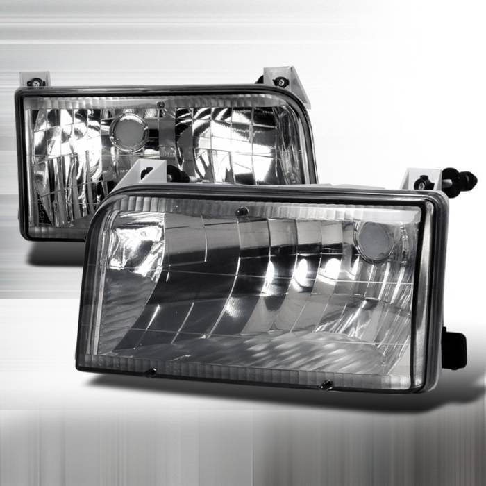 Ford F350 Spec-D Crystal Housing Headlights - Smoke - LH-F15092G-DP