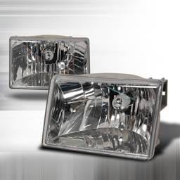 Jeep Grand Cherokee Spec-D Crystal Housing Headlights - Chrome - LH-GKEE93-KS
