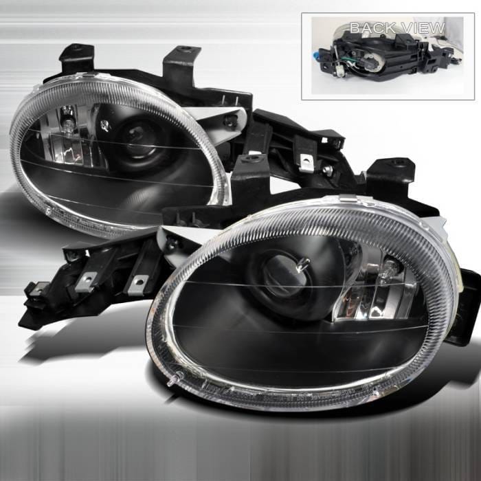 Dodge Neon Spec-D Projector Lights - Black - LHP-NEO95JM-APC