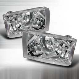 Ford F250 Superduty Spec-D Projector Headlights - Chrome - LHP-F25099-APC