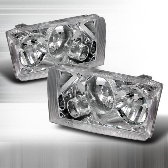 Ford F250 Superduty Spec-D Projector Headlights - Chrome - LHP-F25099-APC