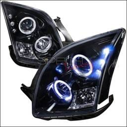 Ford Fusion Spec-D Projector Headlight Gloss - Black Housing - Smoke Lens - LHP-FUS06G-TM