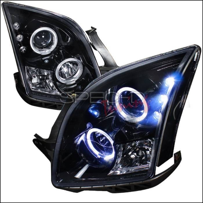 Ford Fusion Spec-D Projector Headlight Gloss - Black Housing - Smoke Lens - LHP-FUS06G-TM