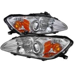 Honda S2000 Spyder OEM Amber Headlights - Chrome - PRO-ON-HS2K00-AM-C