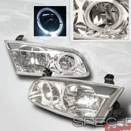 Toyota Camry Spec-D Crystal Housing Headlights - Chrome - LH-TCAM00-KS