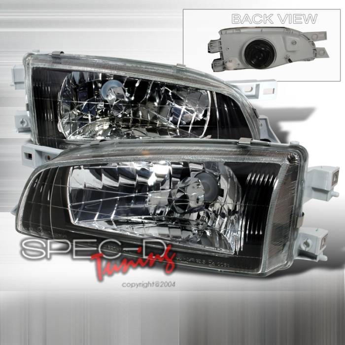 Subaru Impreza Spec-D Crystal Housing Headlights - Black - LH-WRX97JM-DP