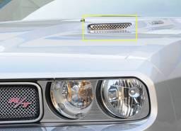 Dodge Challenger T-Rex T1 Stainless Hood Scoop - Style 2 Mesh Style - 2PC - 11417