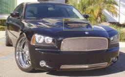 Dodge Charger T-Rex T1 Stainless Hood Scoop - Mesh Style - 11475