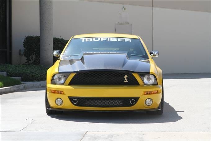 Ford Mustang TruFiber Carbon Fiber 3" Cowl Hood TC10024-A49-3KR thumbnail 2