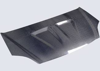 Honda Civic Street Scene Vent Style Carbon Fiber Hood - 950-72145