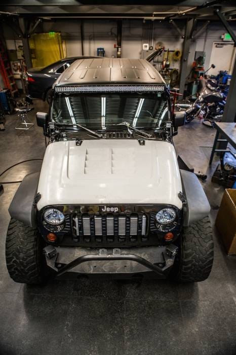 Jeep Wrangler TruFiber Offroad Vented Hood TF50120-A77 thumbnail 2