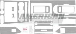 Ford Mustang Steeda Brushed Aluminum Interior Trim Kit - 16167