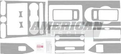 Ford Mustang Steeda Brushed Aluminum Interior Trim Kit - 16167
