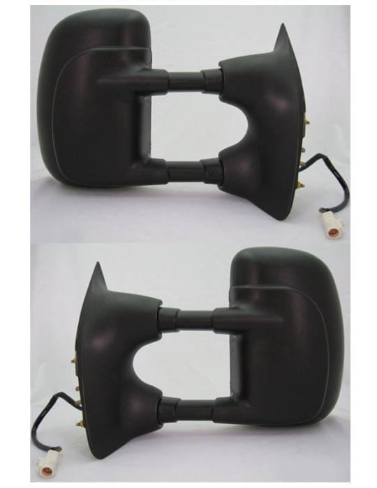 Ford Excursion Suvneer Standard Extended Powered Towing Mirror with Dual Pivoting Arms - Left & Right Side - FDS0-9410-F0