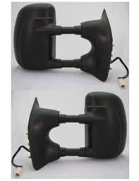 Ford Excursion Suvneer Standard Extended Towing Mirror with Turn Signal & Dual Pivoting Arms - Textured Cover - Left & Right Side - FDS0-9410-K0