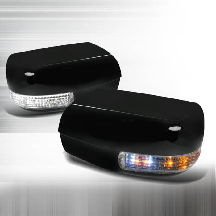 Mercedes-Benz S Class Spec-D LED Mirror Cover - Black - RMC-BW14095BK