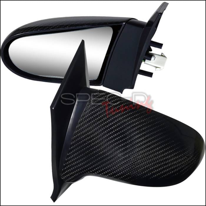 Honda Civic 2DR Spec-D Spoon Style Mirror - Carbon Finish Power Adjusting - RMS-CV062CF-P