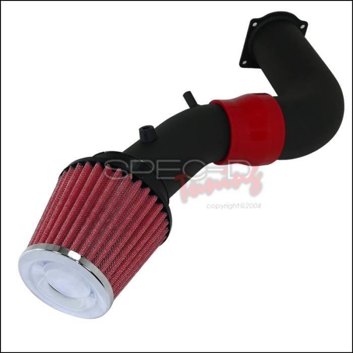 Ford Mustang Spec-D Cold Air Intake Red Filter - Black Pipe - AFC-MST99V6-BR-KM