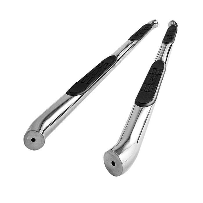 Buick Enclave Spyder 3 Inch Round Side Step Bar T-304 Stainless SteelPolished - SSB-CTR-A07S0112