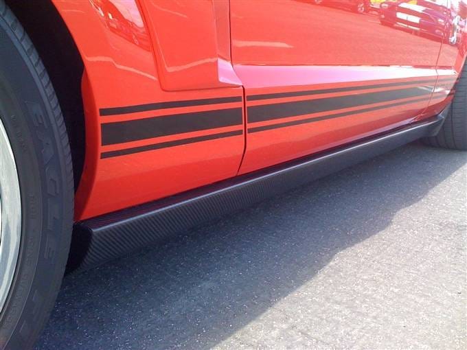 Ford Mustang TruFiber Carbon Fiber XR-2 Side Skirts TC10024-XR2