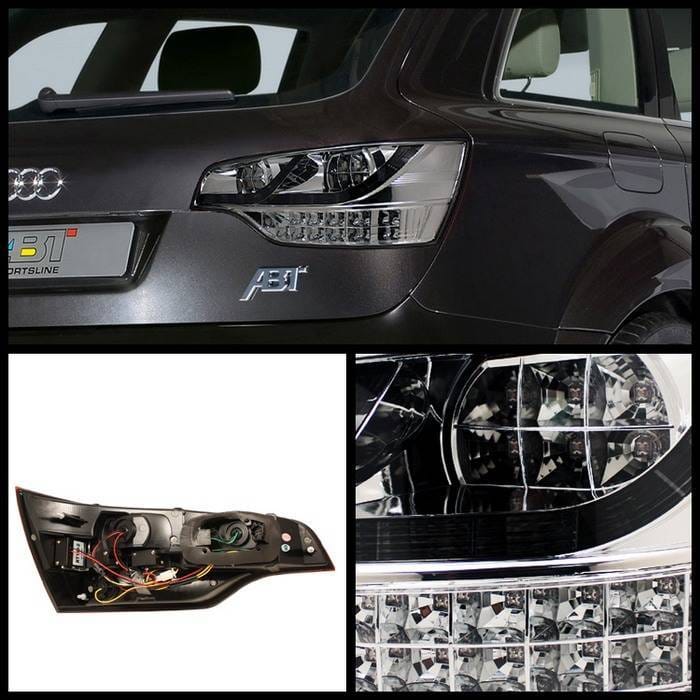 Audi Q7 Spyder LED Taillights - Chrome - 111-AQ707-LED-C thumbnail 2