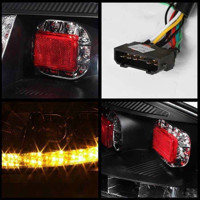 Audi TT Spyder LED Taillights - Black - 111-ATT99-LED-BK thumbnail 2