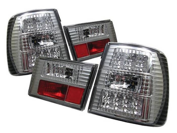 BMW 5 Series Spyder LED Taillights - Chrome - 111-BE3488-LED-C
