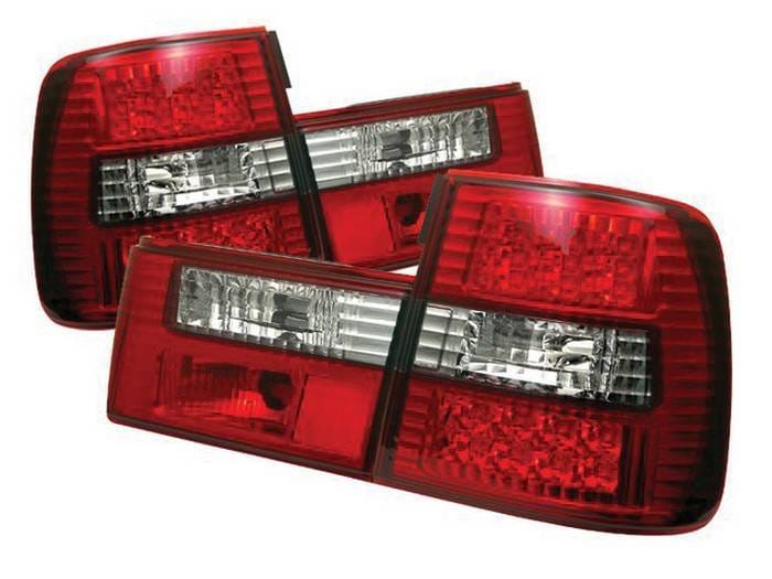 BMW 5 Series Spyder LED Taillights - Red Clear - 111-BE3488-LED-RC
