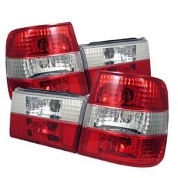 BMW 5 Series Spyder Euro Style Taillights - Red Clear - 111-BE3488-RC