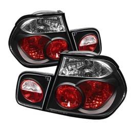 BMW 3 Series 4DR Spyder Euro Style Taillights - Black - 111-BE4699-4D-BK