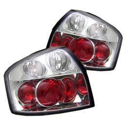 Audi A4 Spyder Euro Style Taillights - Chrome - 111-AA402-C