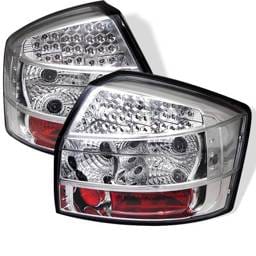 Audi A4 Spyder LED Taillights - Chrome - 111-AA402-LED-C