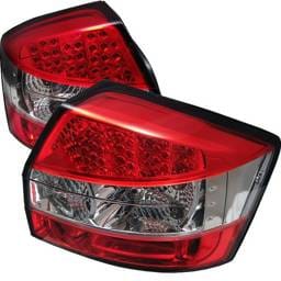 Audi A4 Spyder LED Taillights - Red Clear - 111-AA402-LED-RC