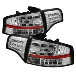 Audi A4 Spyder LED Taillights - Chrome - 111-AA406-G2-LED-C