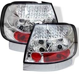 Audi A4 Spyder LED Taillights - Chrome - 111-AA496-LED-C
