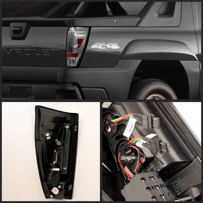 Chevrolet Avalanche Spyder LED Taillights - Chrome - 111-CAV02-LED-C thumbnail 2
