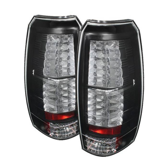 Chevrolet Avalanche Spyder LED Taillights - Black - 111-CAV07-LED-BK