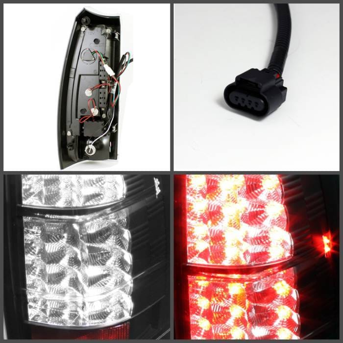 Chevrolet Avalanche Spyder LED Taillights - Black - 111-CAV07-LED-BK thumbnail 2
