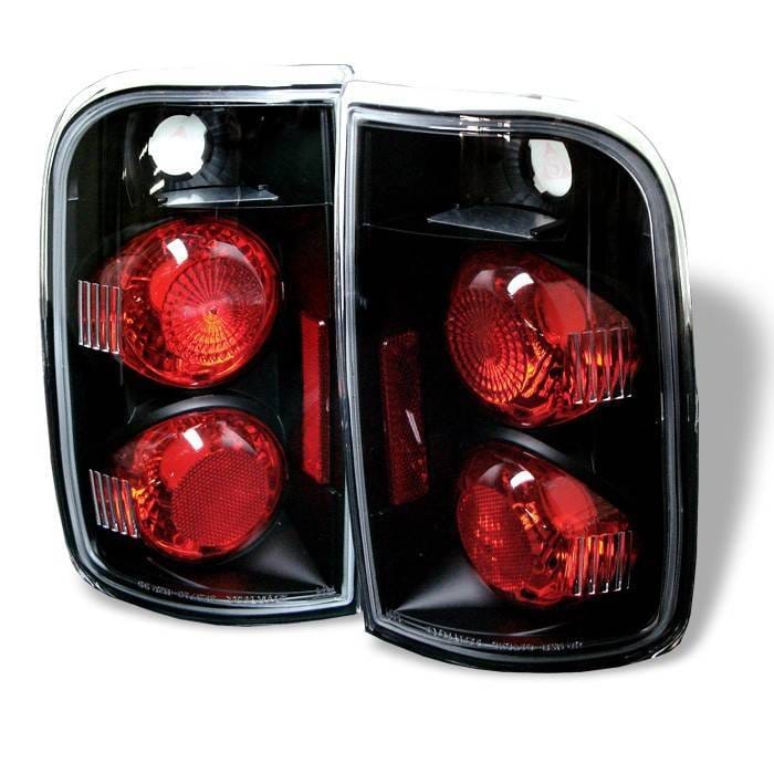 Oldsmobile Bravada Spyder Euro Style Taillights - Black - 111-CB95-BK